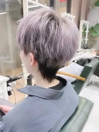 ショート カラー ヘアアレンジ メンズ 𝐑𝐈𝐍𝐊𝐀 🐣🩷のヘアスタイル