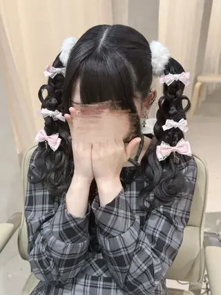 ヘアアレンジ セットサロンCURE 🩵あんみのヘアスタイル