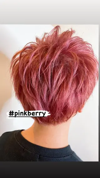 ショート カラー ef西大寺所属・Koyo  ボブ / レイヤースタイルのヘアスタイル