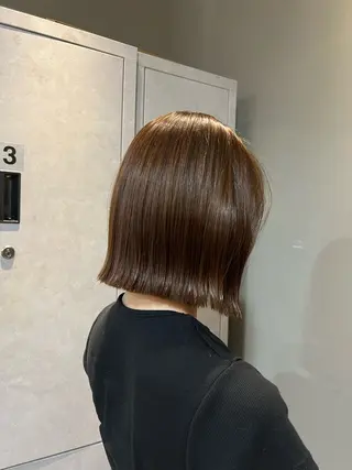 ショート カラー 神戸ボブ✂️ ioe三宮/田 伸佳のヘアスタイル