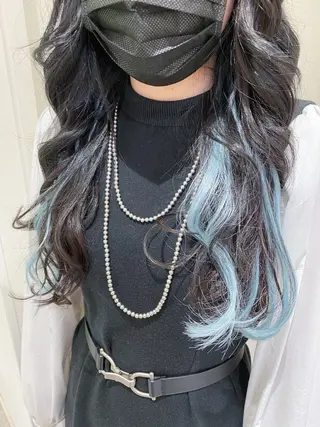 ロング 横浜🍒ルーツカラー エクステ／RIEのヘアスタイル