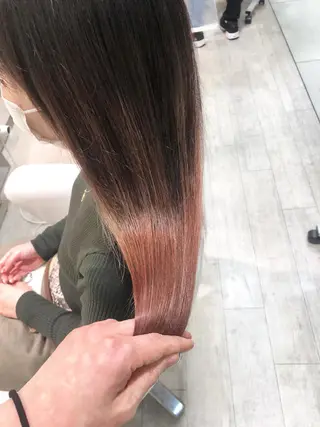 ロング ブリーチ/髪質改善 NYNY大久保のヘアスタイル