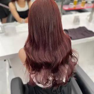 ロング カラー パーマ ヘアアレンジ メンズ キッズ ♥️韓国ヘア レイヤー♥️ゆりのヘアスタイル