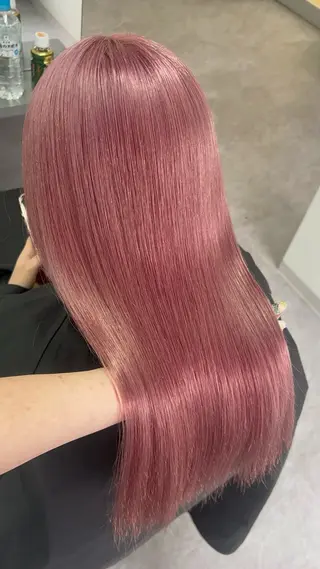 セミロング 【色落ちまで可愛い】 mao🐩💜のヘアスタイル