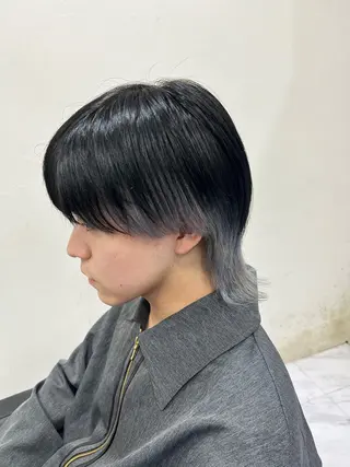 カラー メンズ 🐥くまがい💛 ダブルカラー／パーマのヘアスタイル