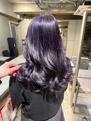 セミロング 愛瑠奈 erunaのヘアスタイル