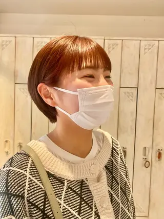 ショート カラー BELLA阿部野 TOMOMIのヘアスタイル