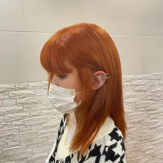 ミディアム カラー Hiroto/ インナーカラー/神戸のヘアスタイル