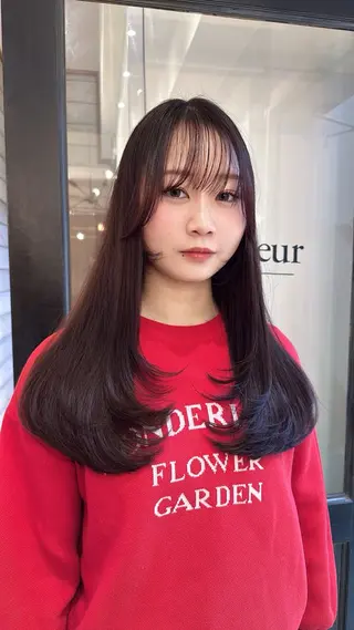 ロング La bonheur hair reve 池袋店所属・🐈‍⬛ マナカ🐈‍⬛のヘアスタイル
