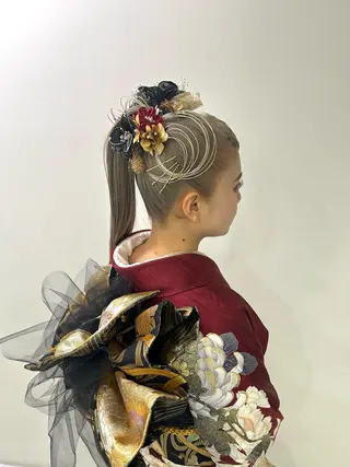 ヘアアレンジ 似合わせヘア/透明感 カラー/ Rioのヘアスタイル