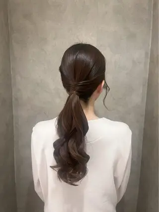 ヘアアレンジ 垢抜けヘアメイク🫧 JURI🪽のヘアスタイル