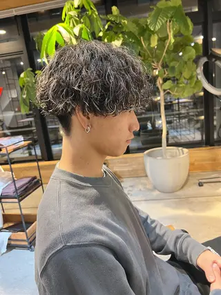 パーマ メンズ ベージュカラー🕊️ 新潟駅/谷口大海のヘアスタイル
