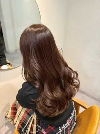 ロング カラー ayaka♡ 柔らかカラーのヘアスタイル