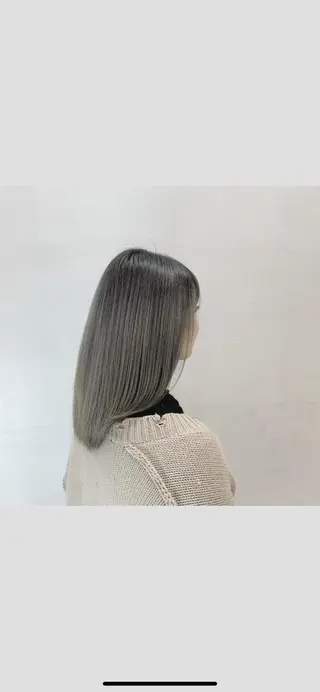 ミディアム カラー Stir Maison 大宮所属・ryuma/ボブ /透明感カラーのヘアスタイル