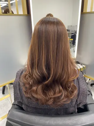 セミロング 左藤健人 デジタルパーマ/渋谷のヘアスタイル