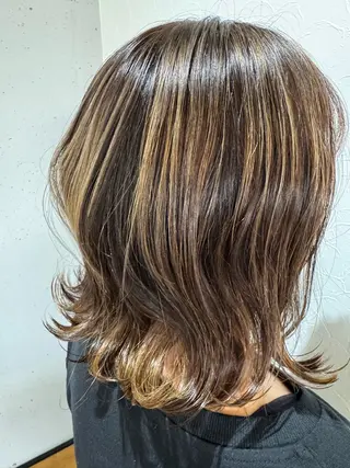 ミディアム カラー NATURALSTANDARD.bonita所属・松永 賢のヘアスタイル