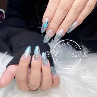 ネイル 💎CC・NaNa 韓国風ネイル🌙Cのネイルデザイン