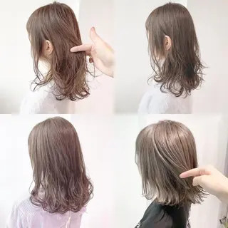 ミディアム カラー パーマ ヘアアレンジ メンズ キッズ 🪞モテ髪/トレンド 銀座DISCO🪞のヘアスタイル