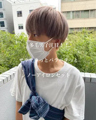 ショート カラー パーマ ヘアアレンジ メンズ 【池袋/スパイキー ショート】ⓝⓘⓜⓤのヘアスタイル