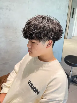 ショート パーマ メンズ 🔱メンズパーマ特化 🔱山下和輝のヘアスタイル