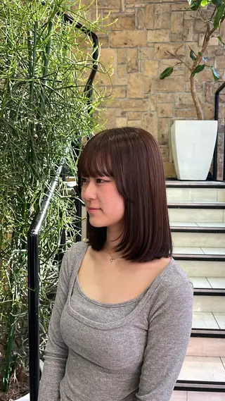 ミディアム waka❤️✨ レイヤーボブ/エクのヘアスタイル