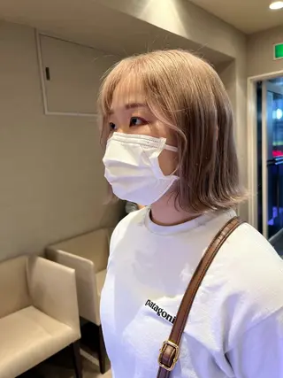 ミディアム カラー dogstar小林諒 レイヤー/パーマのヘアスタイル