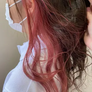 セミロング カラー すみす🎀ヘアメ/ 艶カラー/エクステのヘアスタイル