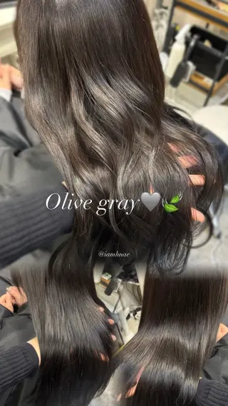 ロング カラー estrela エストレーラ所属・ブリーチなしカラー 🥣髪質改善/はなえのヘアスタイル