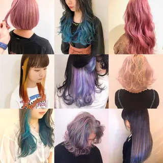 カラー シールエクステ♦️ レイヤー♦️福田晃大のヘアスタイル