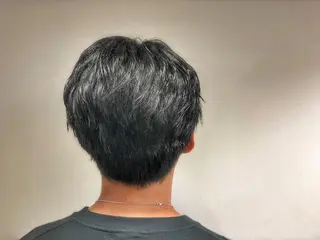 ショート カラー パーマ メンズ 美髪矯正 Rioのヘアスタイル