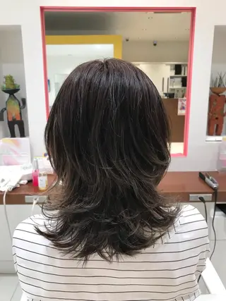 セミロング カットモデル大募集✨ ✨BASSA保谷店✨のヘアスタイル