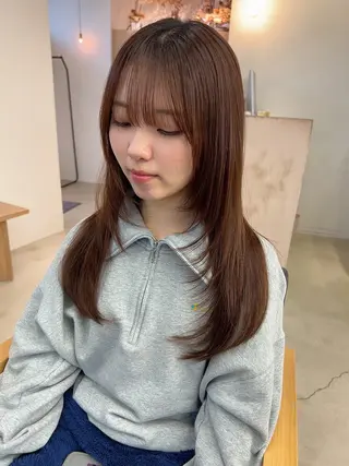 ロング vince. moekoのヘアスタイル