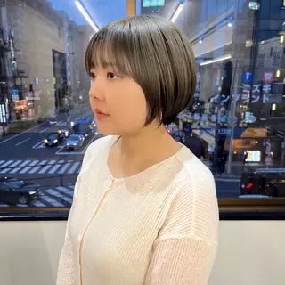 ショート カラー 初めてのショート お任せください✂️のヘアスタイル