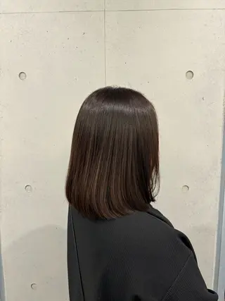 ミディアム カラー カット/暖色カラー/ rikako🌻のヘアスタイル