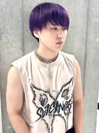 ショート カラー メンズ shizuna/平尾 /カラー/髪質改善のヘアスタイル