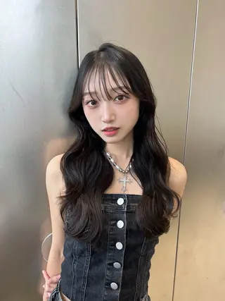 ロング カラー 🩷韓国ヘア/ヨシン モリ🩷Maikaのヘアスタイル