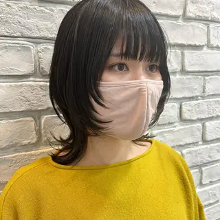 ミディアム SOYON 🤍CHIZU🤍.のヘアスタイル