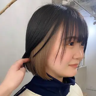ショート カラー ✨Bobヘア🌱 インナー🌱Ami✨のヘアスタイル