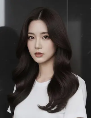 ロング 中韓🇨🇳🇰🇷 トレンド＆髪質改善のヘアスタイル