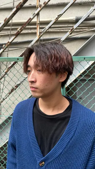 ショート パーマ メンズ パーマ職人 渡邊　優雅のヘアスタイル