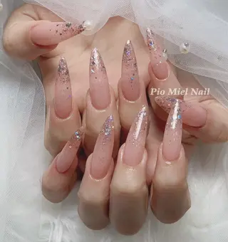 ネイル HANA 長さだしのネイルデザイン