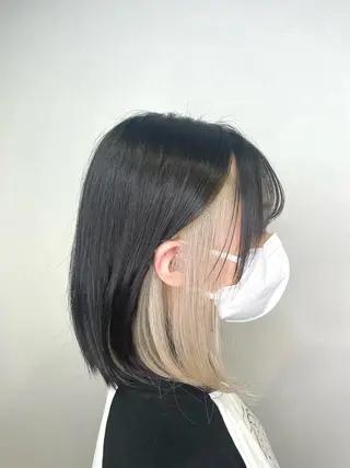 ミディアム カラー [YUCCA] Junaのヘアスタイル