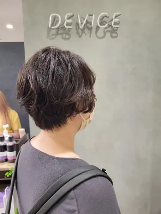 ショート パーマ レイヤー/ショート /山田譲治✂️のヘアスタイル