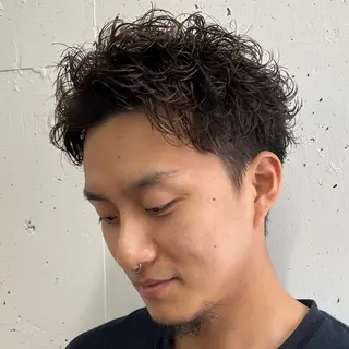 ショート パーマ メンズ 立川/メンズパーマ 厚進太郎のヘアスタイル