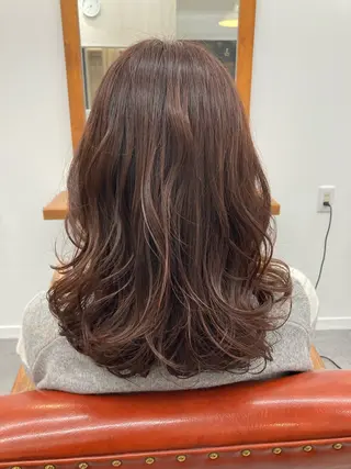 ミディアム 髪質改善 松本のヘアスタイル