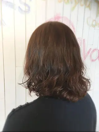 ミディアム パーマ MODE K's塚口 かどやのヘアスタイル