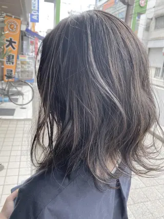 ロング カラー パーマ ヘアアレンジ 増子 幹樹のヘアスタイル