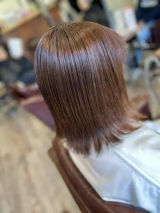 ミディアム カラー HAIR MAKE Avalon 橋本店所属・💎白髪染めも対応 🙆👌山本明菜のヘアスタイル