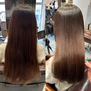 ミディアム ✨美髪縮毛矯正✨ HIKARIのヘアスタイル