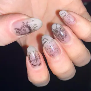 ネイル nano/きもかわ nail🐬🫧のネイルデザイン